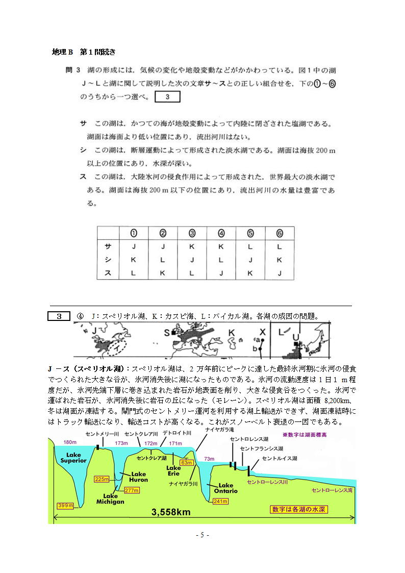 センター試験B 第1問解答と詳細な解説 2014年1月実施本試験 センター試験B 第1問解答と詳細な解説 2014年1月実施本試験