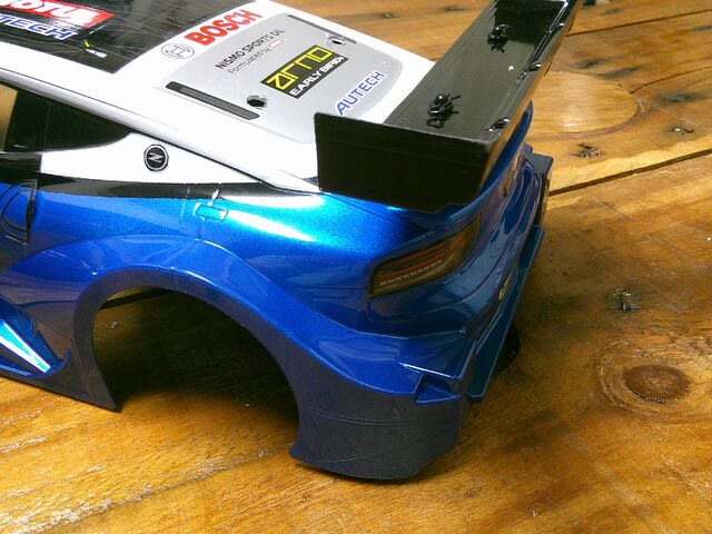 タミヤ TT-02 ニューボディ テスト走行。 - 宇佐模型技術部（兎）