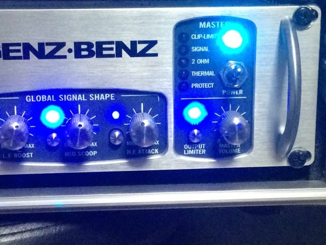 今日のベースアンプはゲンツベンツGBE-750 - 音楽と仲間