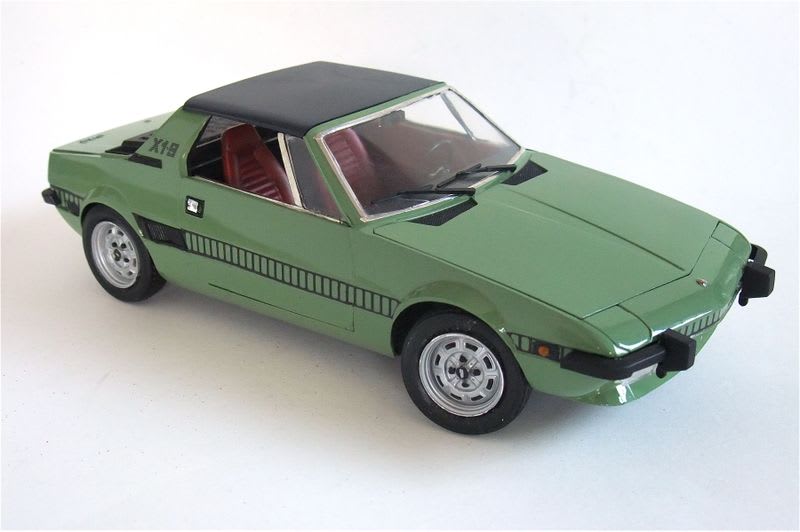 1/20 BANDAI FIAT X1/9 完成! - sportscar graphic 1/20 BANDAI FIAT X1/9 完成! - sportscar graphic