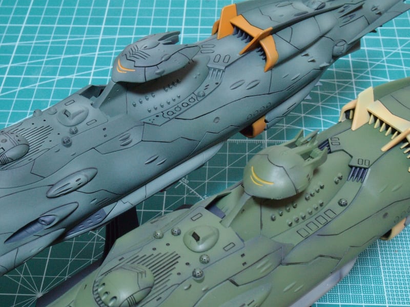 ガミラス艦セット4(ハイゼラード級，デラメヤ級，スマルヒ
