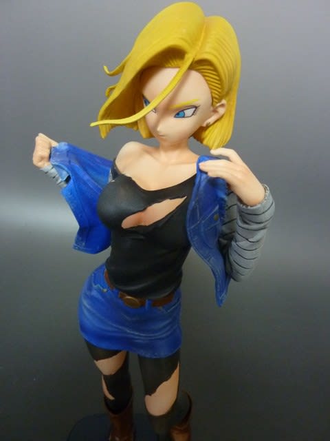 ドラゴンボールZ GLITTER&GLAMOURS 18号 リペイントしました ドラゴンボールZ GLITTER&GLAMOURS 18号 リペイントしました