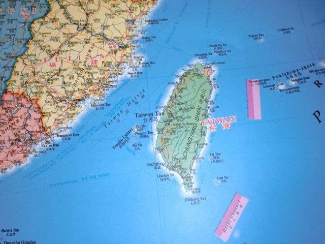 台湾人には気になる地図 日本人にはちょいとほっとする地図 怠慢主婦 ドイツで同居