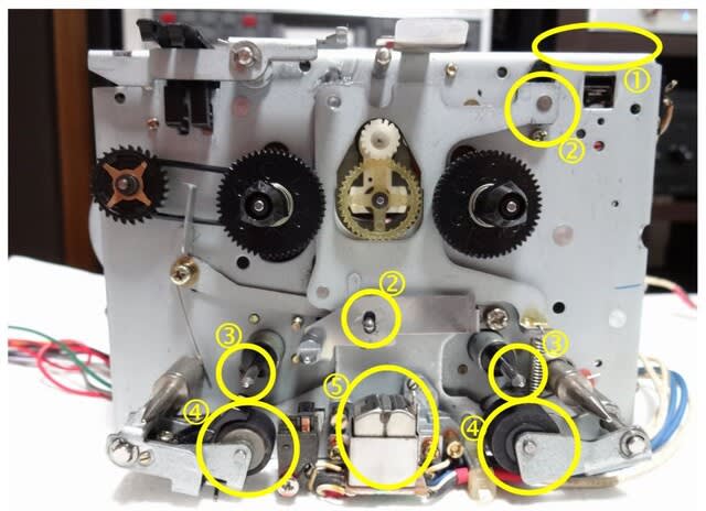 カセットデッキ(TEAC V-5010)の再レストア。~ メカ系 ~ - My カセットデッキ(TEAC V-5010)の再レストア。~ メカ系 ~ - My