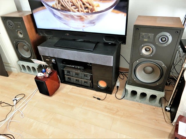 スピーカーのサランネットを外してみたら 、、、 - どろ亀の