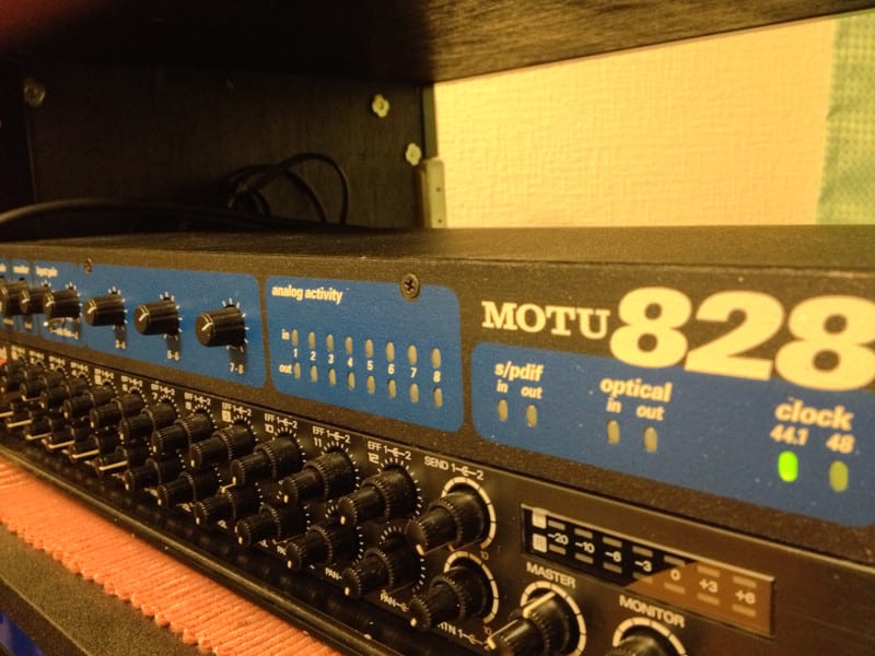 MOTU 828(初代) - Studioきのんち MOTU 828(初代) - Studioきのんち