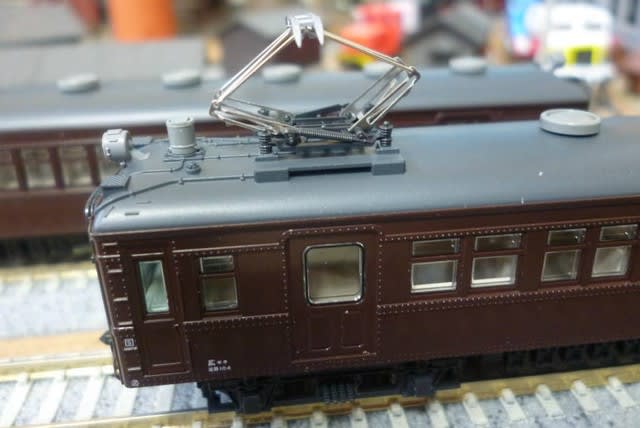 KATOのクモハ42(茶)のパンタグラフを加工する - MRFC KATOのクモハ42(茶)のパンタグラフを加工する - MRFC