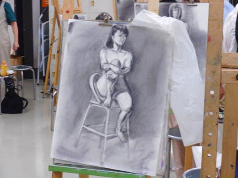 徹底的に木炭・人物画 ～裸婦デッサン～ ご案内☆ - SAKURA Artsalon Osaka