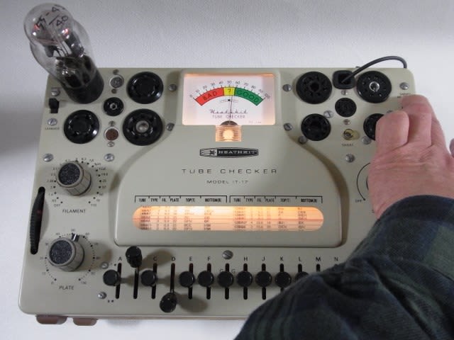 Heathkit, IT-17 Tube Checker - テレビ修理-頑固親父の修理日記 Heathkit, IT-17 Tube Checker - テレビ修理-頑固親父の修理日記