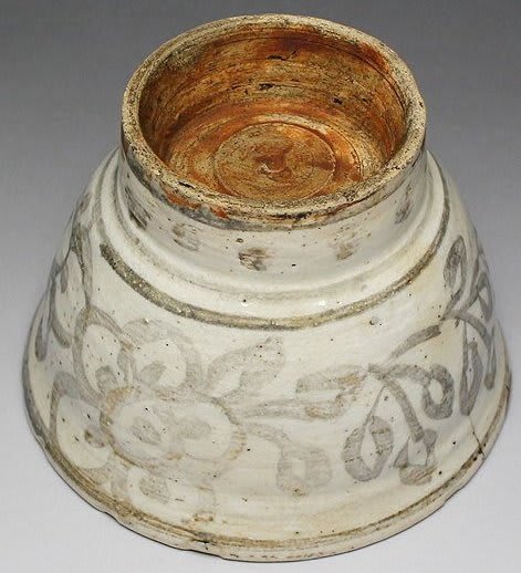 安南染付鳥草花文様茶碗 - 夜噺骨董談義 安南染付鳥草花文様茶碗 - 夜噺骨董談義