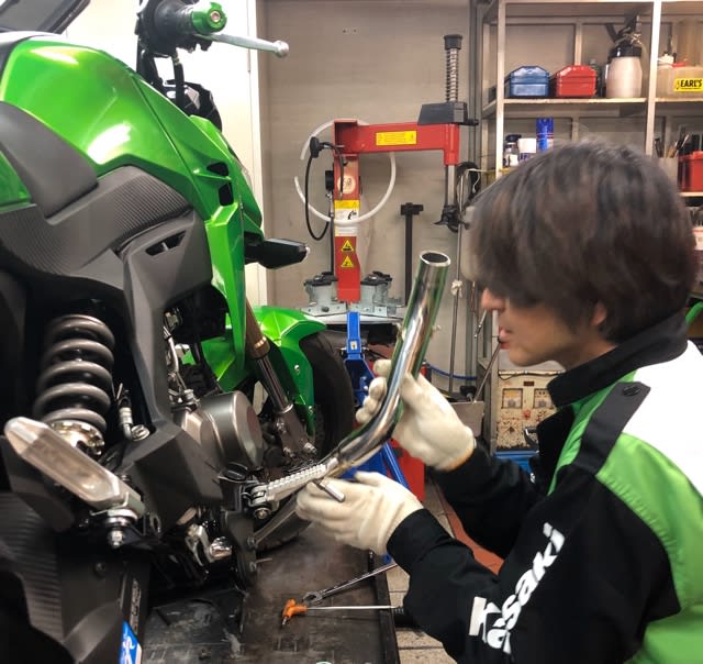 2020/5/12◇Z125PRO「BEAMS/R-EVOヒートチタンサイレンサー