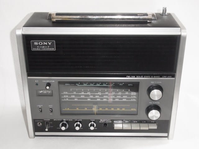 速くおよび自由な SONY, CRF-200 - テレビ修理-頑固親父の修理日記 ラジオ・コンポ