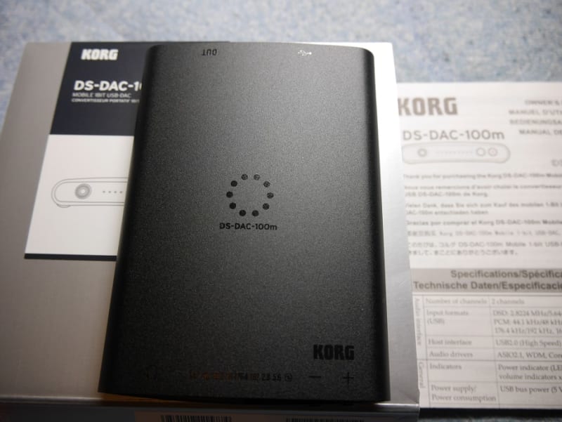 USB-DAC KORG DS-DAC-100m ゲット!! - みいちゃんといっしょ USB-DAC KORG DS-DAC-100m ゲット!! - みいちゃんといっしょ