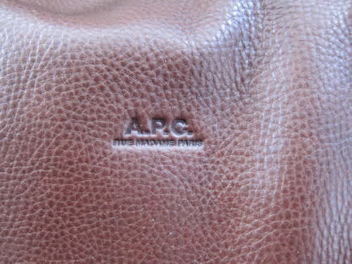 【美品】A.P.C. シープスキン　ボストンバッグ　レザー 2025年最新】APC ボストンの人気アイテム - メルカリ