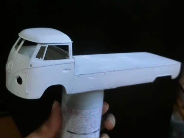 USCPトランスキット 1/24 VW T1ロングトランスポーター 製作開始