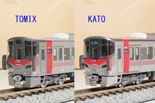 TOMIX製もあるけど、KATOの227系0番台「Red Wing」が入線した件