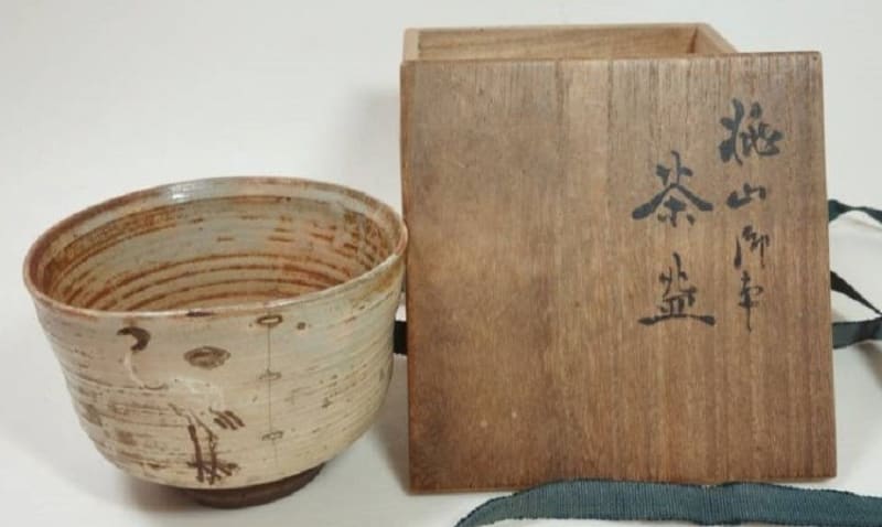 鶴野啓司『黒釉茶碗』／茶碗 古民藝 李朝 骨董 黒高麗初期伊万里
