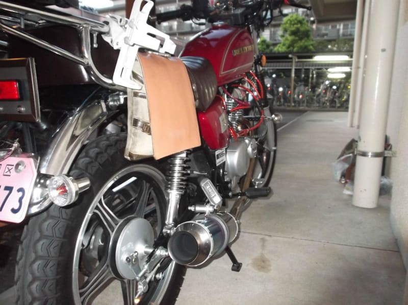 GN125-2Fタイヤ交換・その他メンテ No,1 - BELLTREE号 GN125-2Fタイヤ交換・その他メンテ No,1 - BELLTREE号