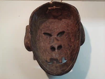 古面42 アフリカ不明族仮面 - 遅生の故玩館ブログ