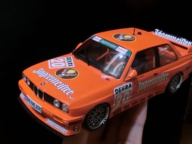 1/24アオシマビーマックス BMW M3 イエガーマイスター 完成