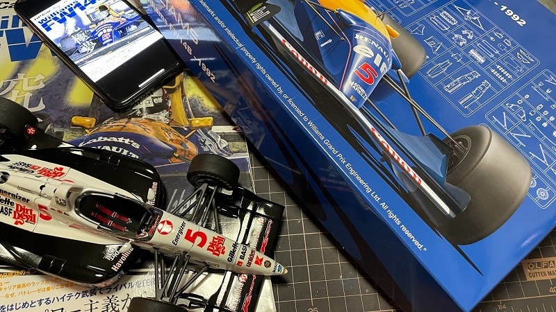 フジミ 1/20 ウィリアムズ ルノー FW14B 製作記 - 松輪で10キロ フジミ 1/20 ウィリアムズ ルノー FW14B 製作記 - 松輪で10キロ