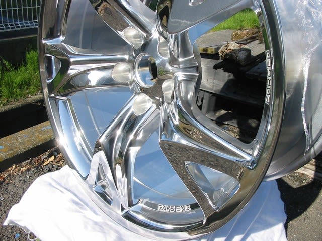 フェアレディZ Z34純正ホイールの研磨(完成編) - アルミ フェアレディZ Z34純正ホイールの研磨(完成編) - アルミ
