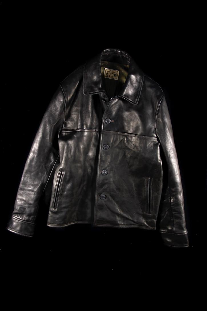 DAMAGE HORSE LEATHER AGING JACKET - Varde77 flagshop