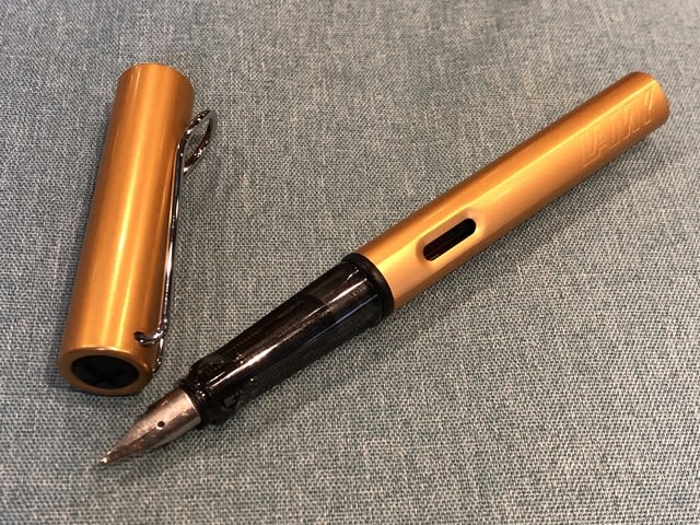 【即納！最大半額！】 レア 新品 LAMY/アルスター/コッパーオレンジ(極細字/EF 筆記具