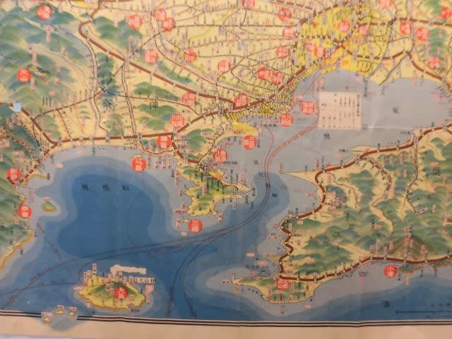 ネットで見る古地図資料館 新日本古地図学会 旅行鳥瞰図東京より