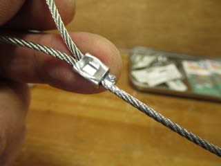 ワイヤーに アイを作る Kinoの自転車日記 ワイヤーに アイを作る Kinoの自転車日記