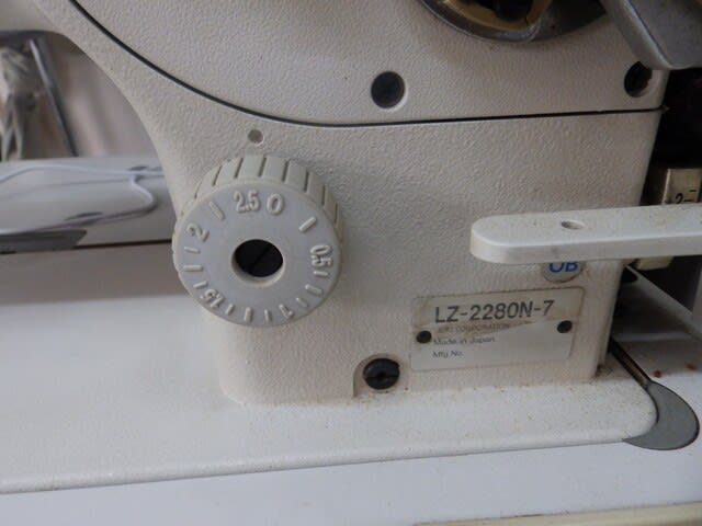 JUKI千鳥ミシンLZ-2280/CP-160 - 旅する工業用ミシン屋道中記 JUKI千鳥ミシンLZ-2280/CP-160 - 旅する工業用ミシン屋道中記