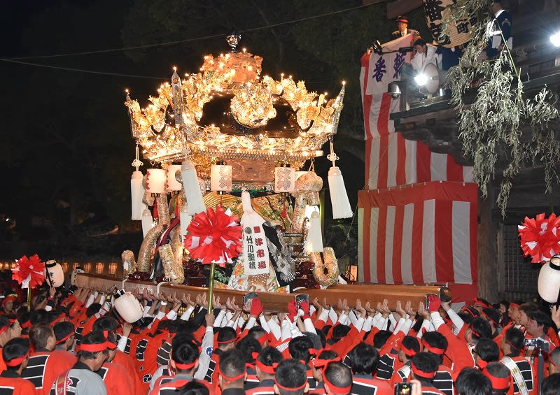 魚吹八幡神社 （本宮・宮出し）1 姫路市網干 2016．10．22