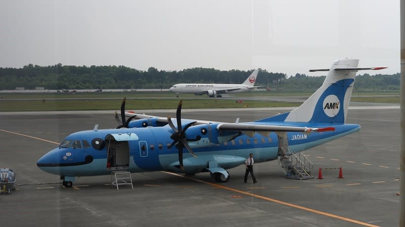 AMX802便 ATR42-600（2018年5月1日：伊丹～熊本） - NAOの乗り物