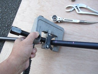 圧着断水機の使い方 - Kinoの自転車日記
