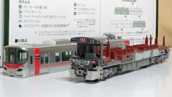 TOMIX製もあるけど、KATOの227系0番台「Red Wing」が入線した