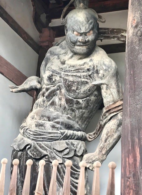 美しい 最古の金剛力士像が睨みをきかす 【奈良の古刹めぐり―法隆寺Ⅳ 工芸品