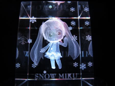 雪ミク 3D クリスタルガラス - 錆色港町 雪ミク 3D クリスタルガラス - 錆色港町