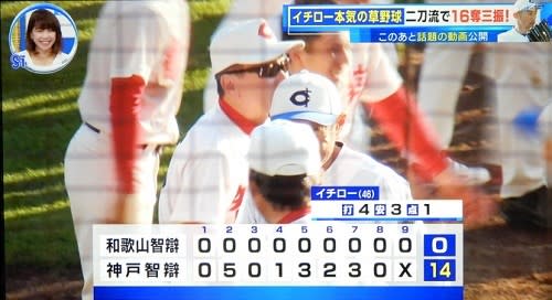 イチロー・神戸智辯キャップ 読ん ICHIROモデル