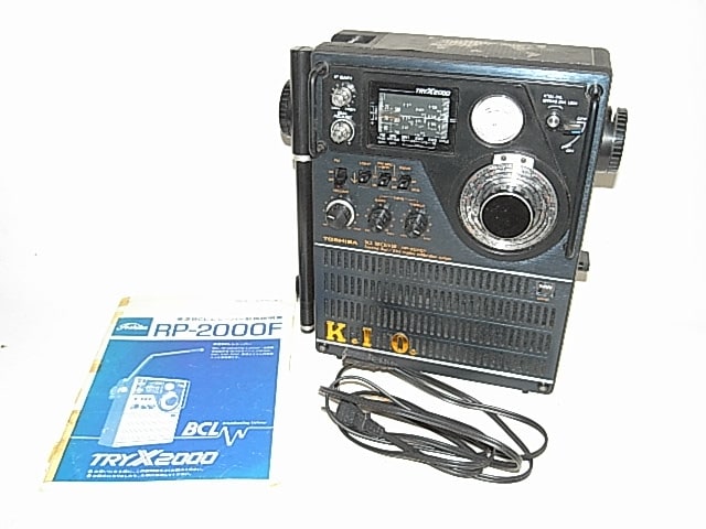 TOSHIBA BCLラジオ TRY X 2000 (RP-2000F) 取説有