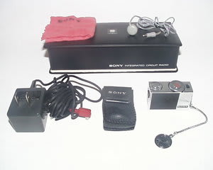 ○SONY ICR-120、スピーカー駆動としては世界最小のラジオ ○SONY ICR-120、スピーカー駆動としては世界最小のラジオ