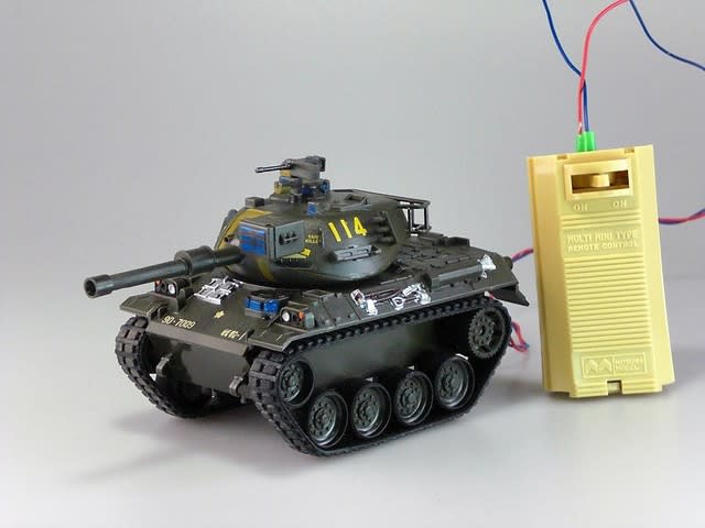 □ミツワモデル製 陸上自衛隊74式戦車（リモコン コンバックJr