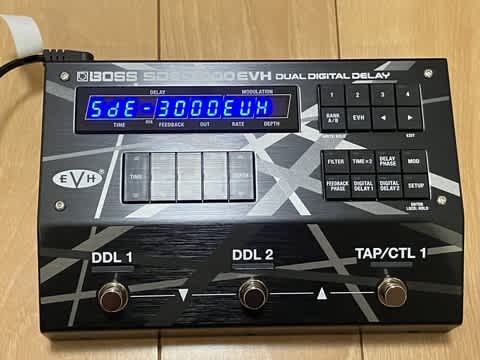 BOSS SDE-3000EVH DUAL DIGITAL DELAY - ブログはじめました！