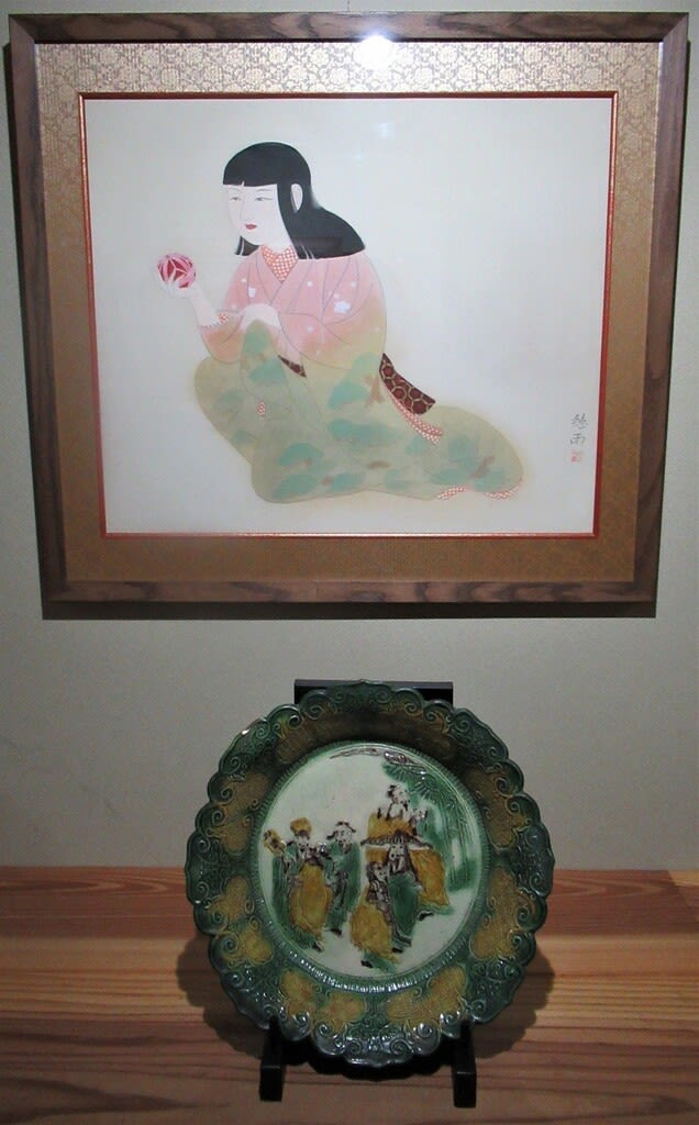 貴重な作品 源内焼 三彩竹林七賢人図大鉢 - 夜噺骨董談義