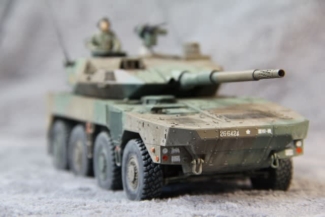 1/48 16式機動戦闘車 製作(その7 完成) - Ganponブログ 1/48 16式機動戦闘車 製作(その7 完成) - Ganponブログ