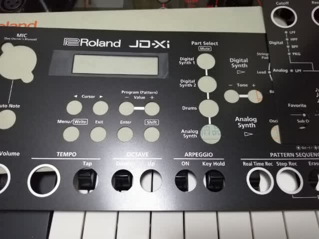 JD-Xiにオーバーレイシートを貼ってみたよ！ - 等身大の日常