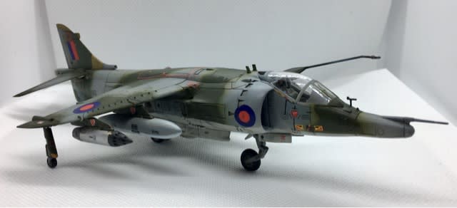 1/72 Airfix ホーカーシドレー ハリアー GR3 ③ - ムライ博士の 1/72 Airfix ホーカーシドレー ハリアー GR3 ③ - ムライ博士の