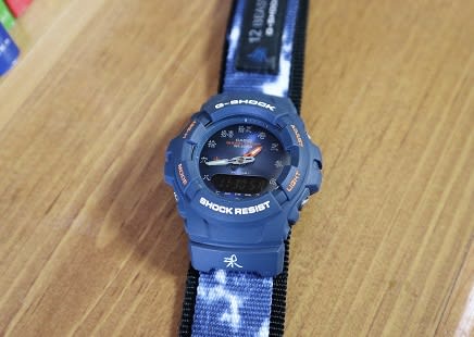 G-SHOCK G-100BT-2E1JR 12BEASTS 漢字文字盤 タイダイ染め G-SHOCK G-100BT-2E1JR 12BEASTS 漢字文字盤 タイダイ染め
