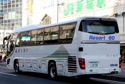 大特価 フジエクスプレス・富士急バスの新車 日野セレガHD バス - 鉄道模型
