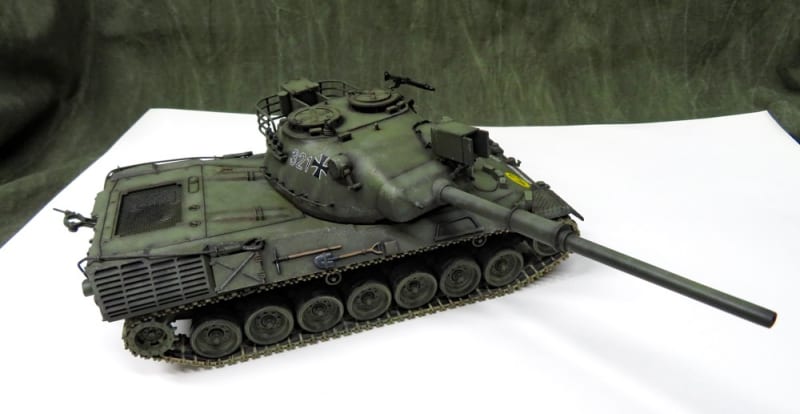 西ドイツ・レオパルド中戦車 #11 完成 - はじめの戦車模型づくり