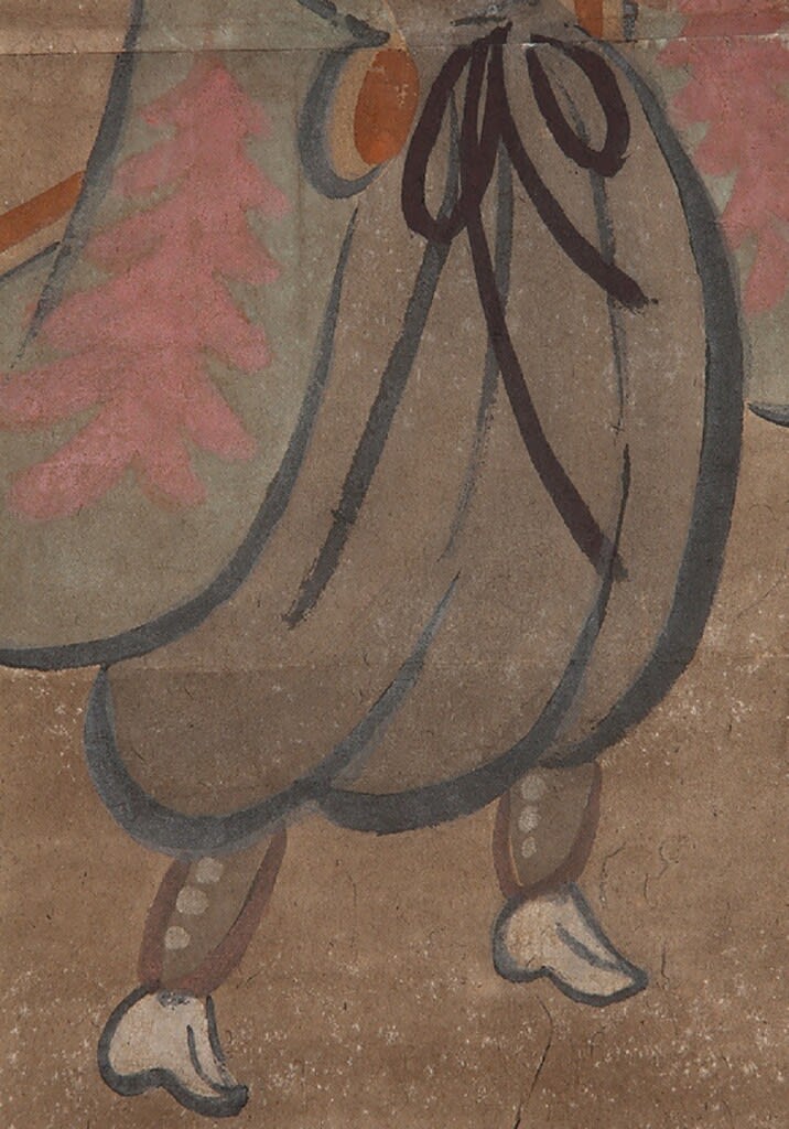大津絵 その20 鷹匠 - 夜噺骨董談義